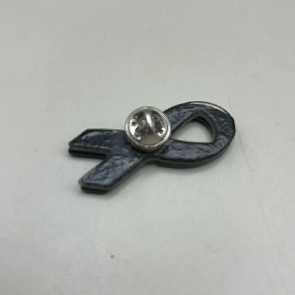 Colorful Ribbon Handmade Dichroic Brooch